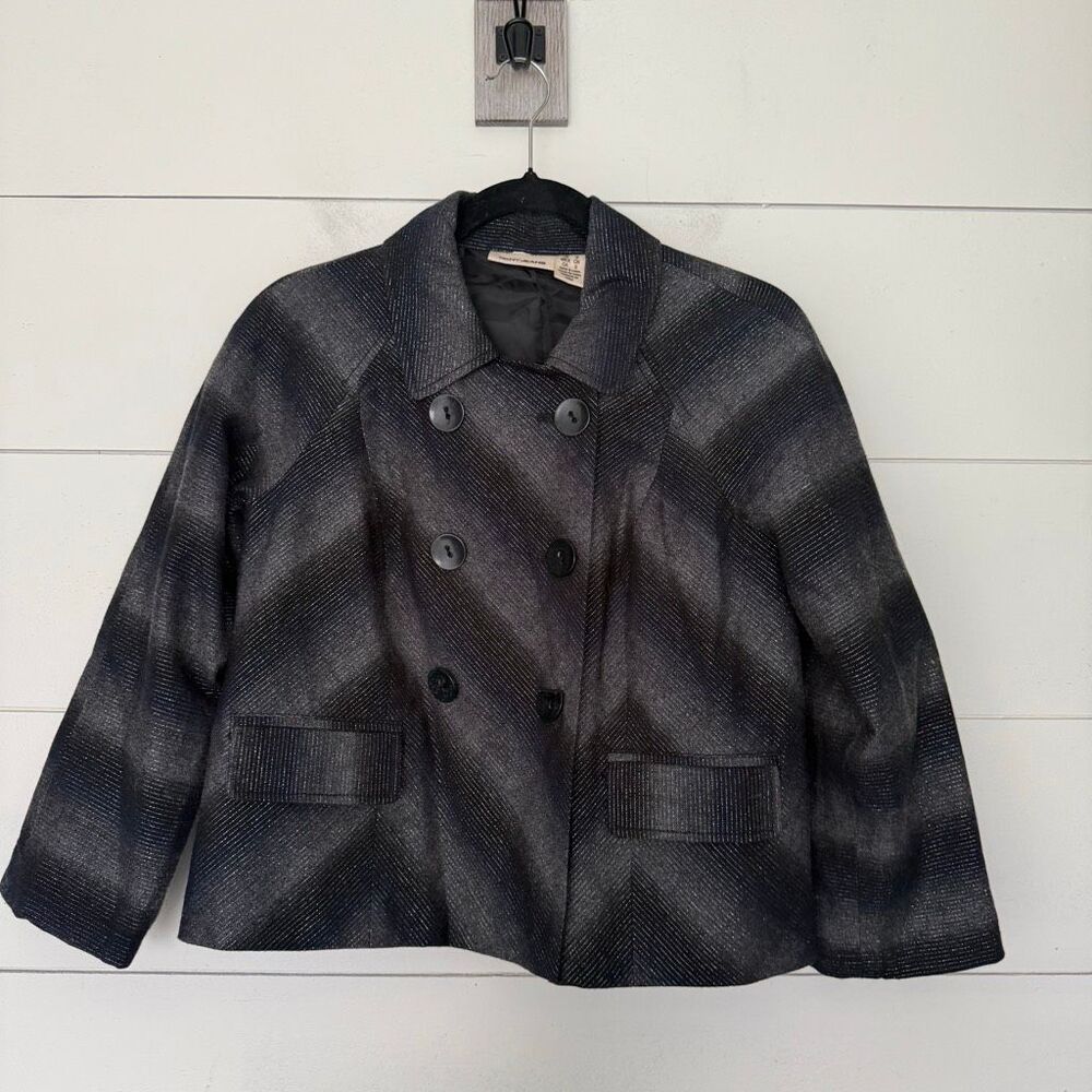 DKNY Jeans Women’s Small Gray Black Jacket Blazer